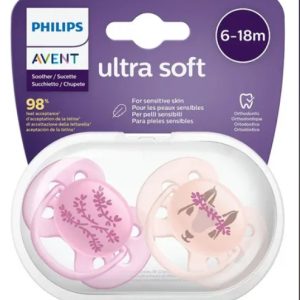 Chupete Avent Ultra Soft 6 a 18 meses Avc323/04